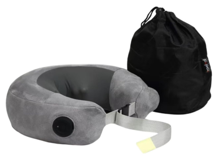 Travelmall Switzerland Multi-Functional Pillow, 6D Rolling Massager