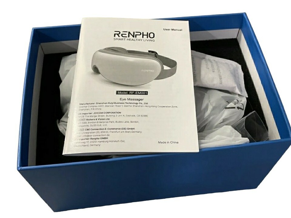 RENPHO  Electric Eye Massager – RF-EM001 Black Open Box