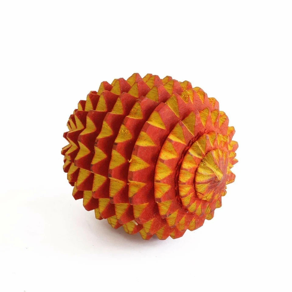Acupressure Wood Ball Hand Roller Palm Massager Tools for Body Stress- Free Ship