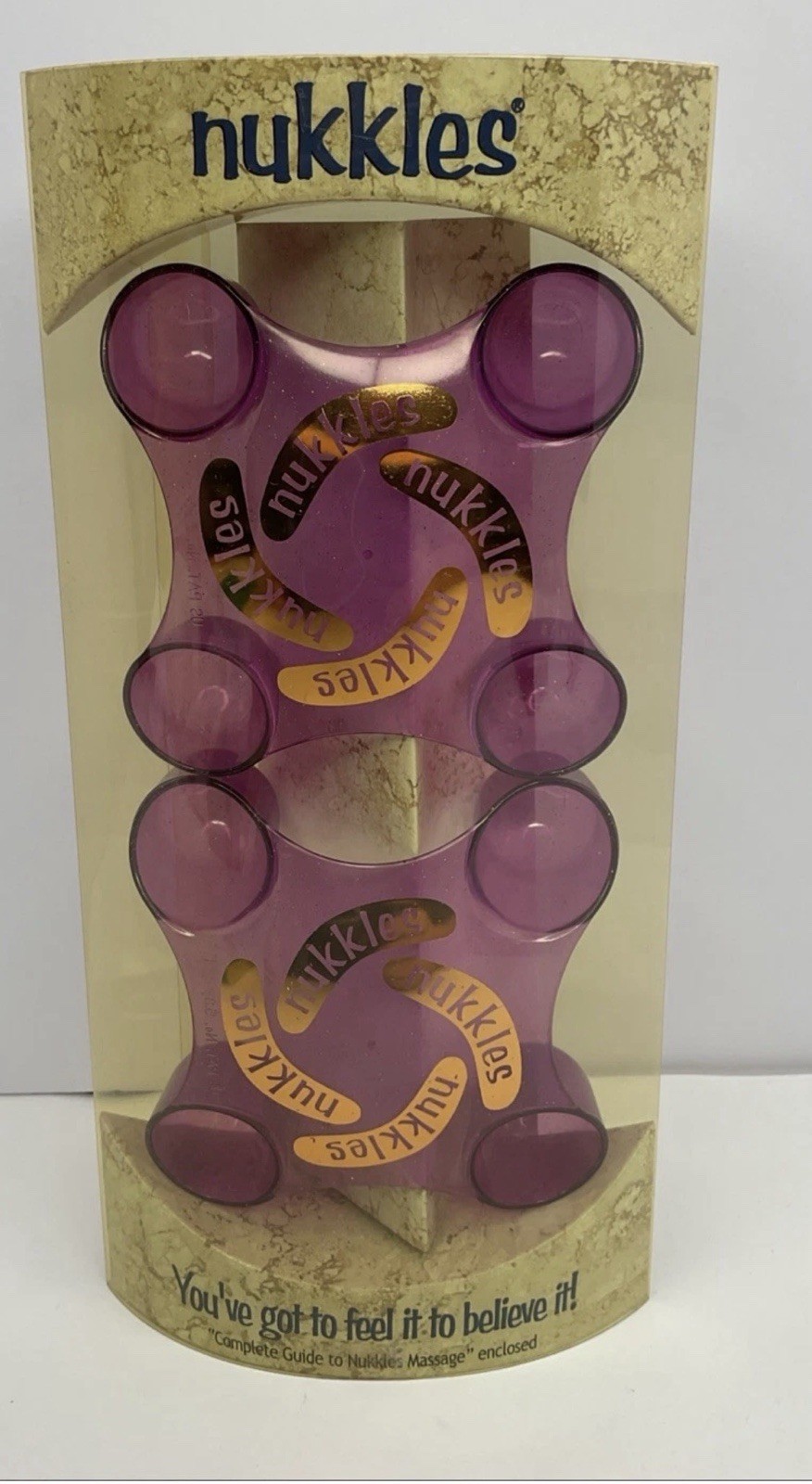 Nukkles Purple Full Body Hand Massager & Complete Guide To Nukkles Massage
