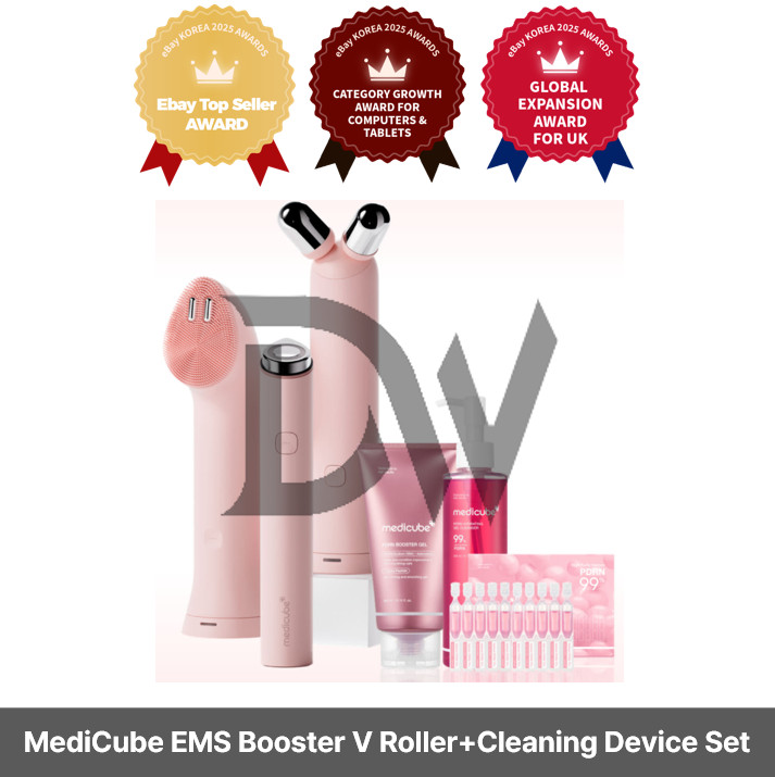 MediCube EMS Booster V Roller+Cleaning Device Set /Booster Pro Mini Plus+ V Roll