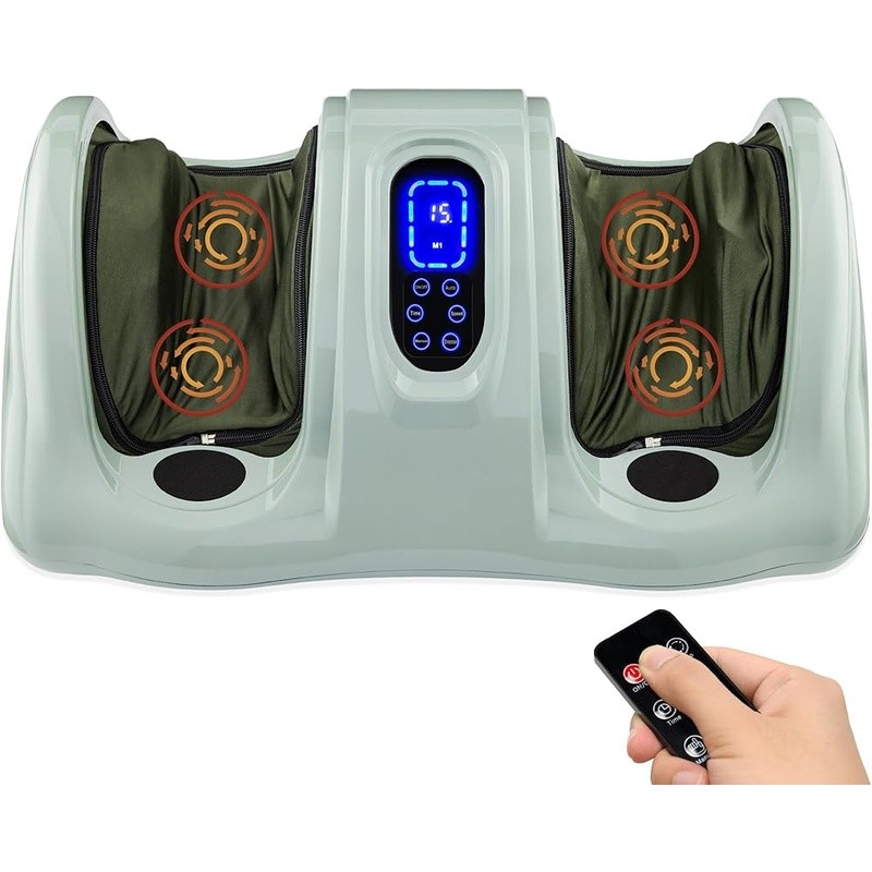 Foot Massager W/ Remote Control LCD Deep Tissue Relaxation Portable Home Use