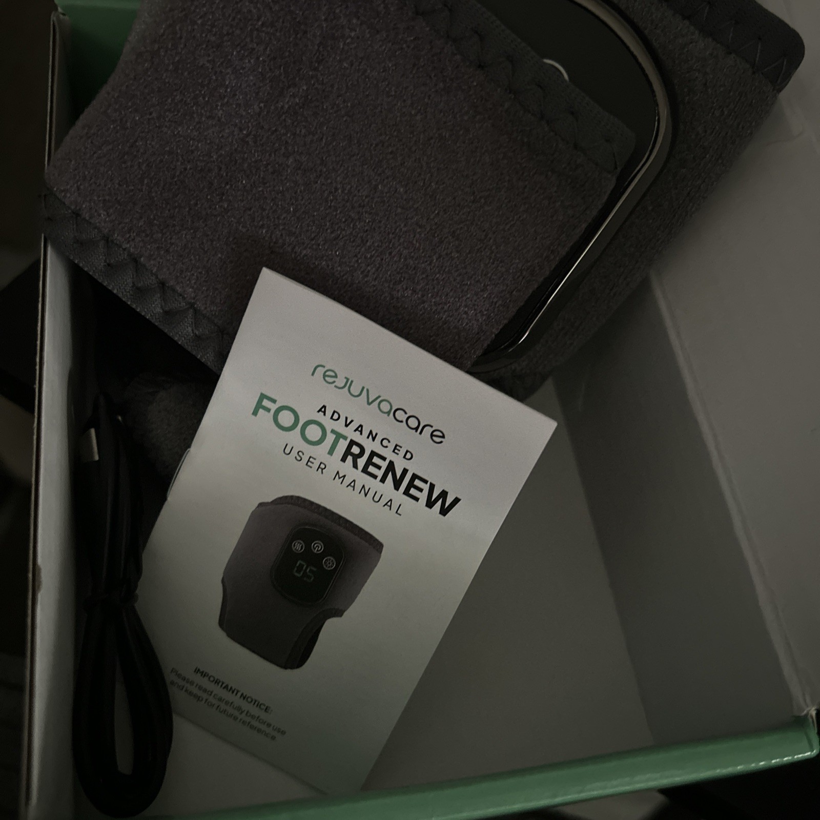 Rejuvacare Foot Renew 3-in-1 Nerve Relief￼ Method +Ankle Massager Open Box