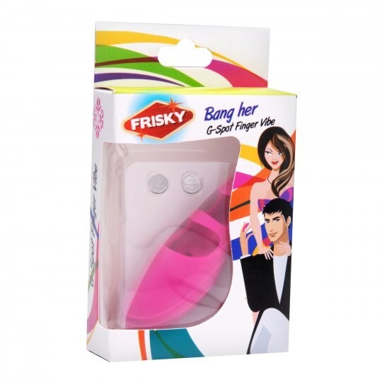 2 Silicone Finger Massagers Vibrating Pink Wireless Cordless Personal Compact Se