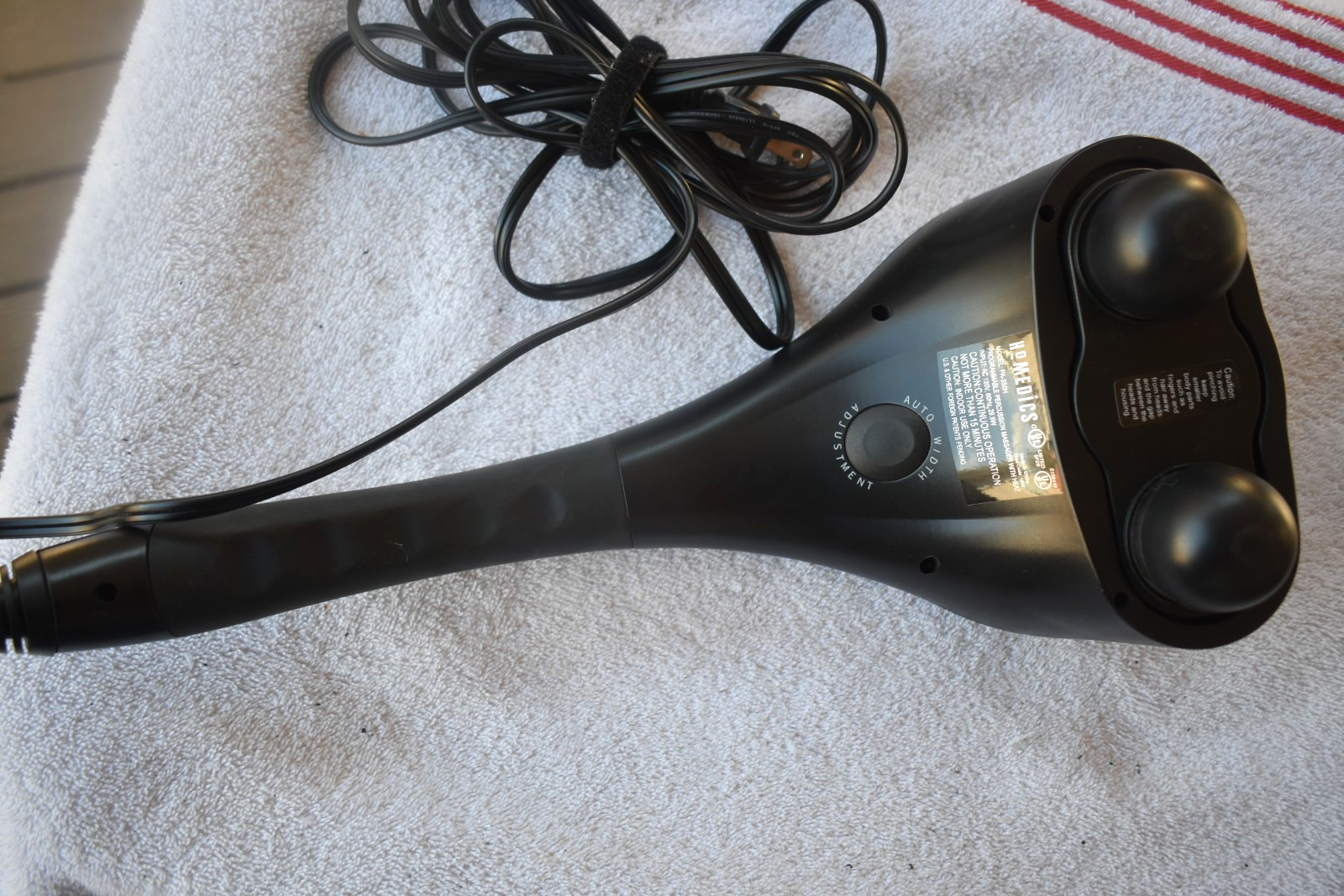 Homedics Percussion Massager With Heat Model PA-350H Programmable and Auto Width
