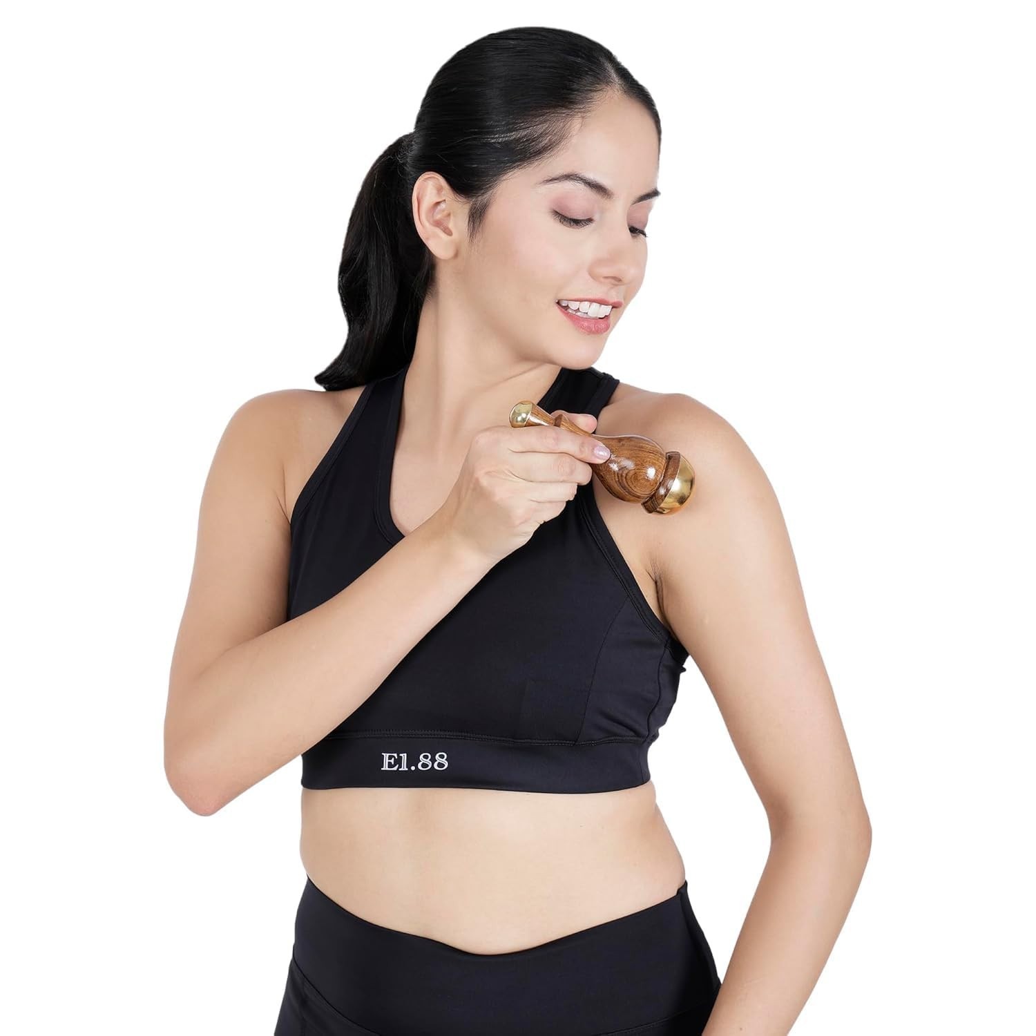 Soulvinee Kansa Wand Massager 2In1 Bronze Cap Traditional Design (Anar Shape)
