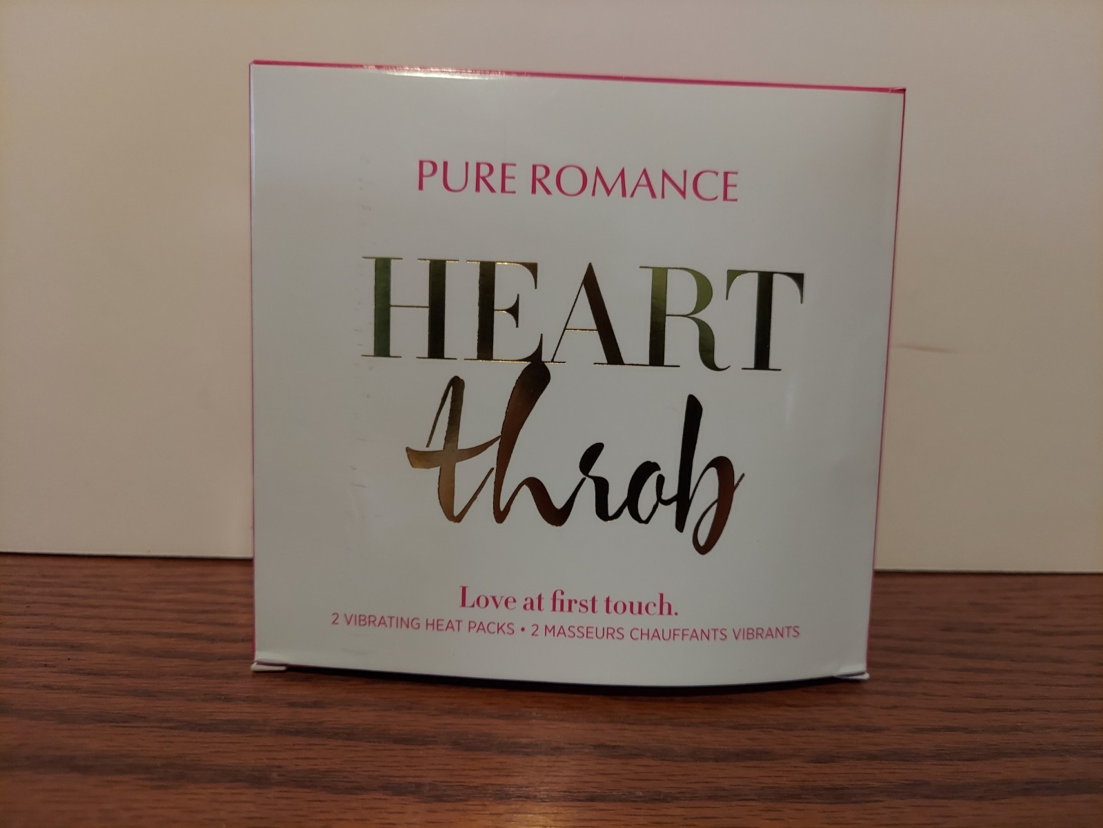 Pure Romance-Heart Throb-Reusable Heart-shaped Heat Packs+ 2 Vibrating Massagers