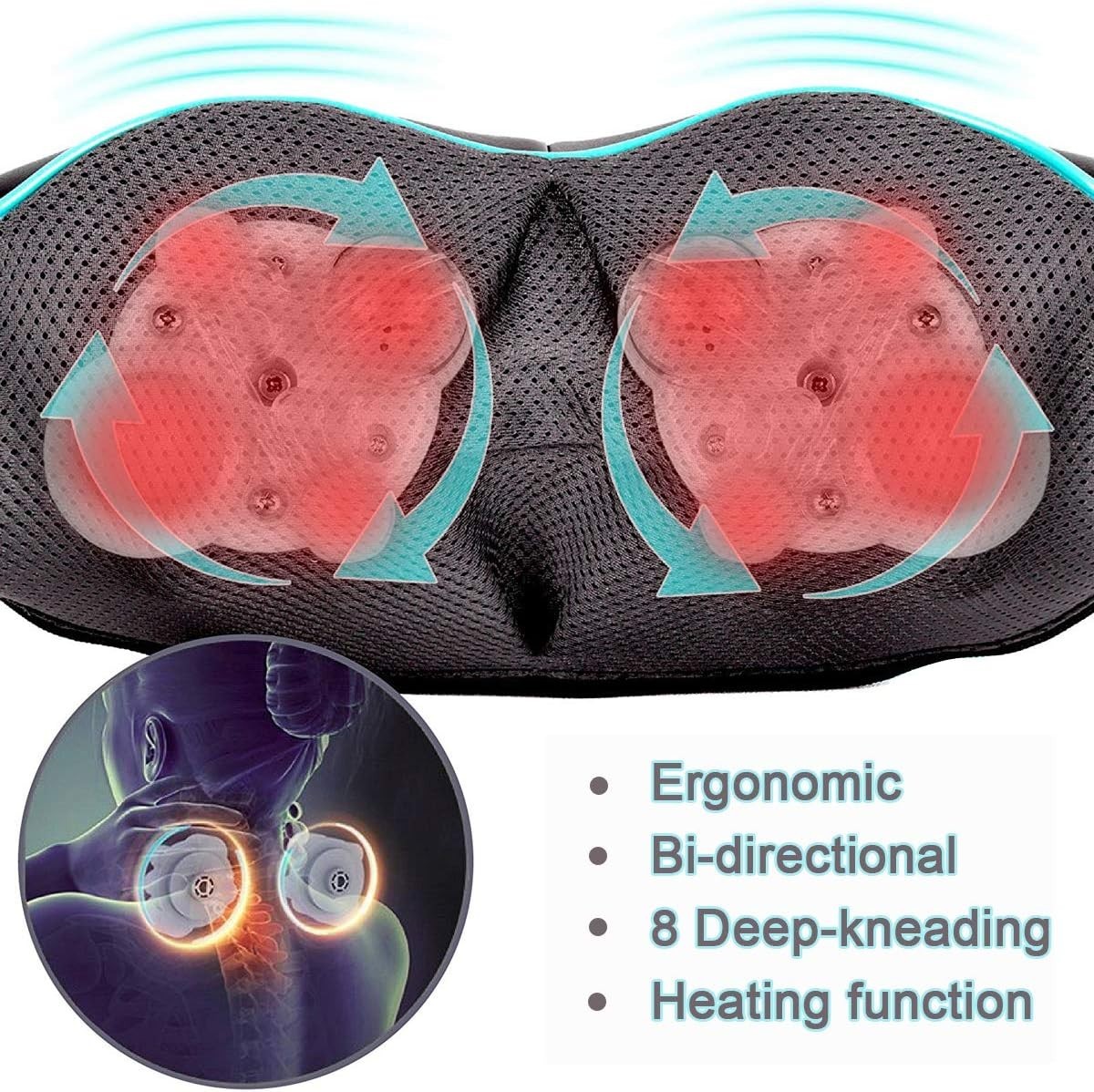 Luxe Portable Neck Massager for Pain Relief – Ideal Gift for Any Occasion