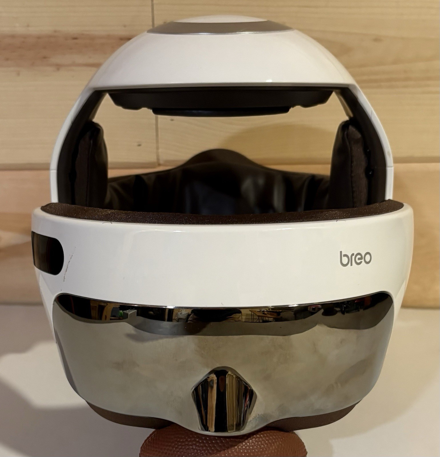 Breo iDream5s Electric Head Massager Eye & Neck Massage Helmet Heat & AppControl