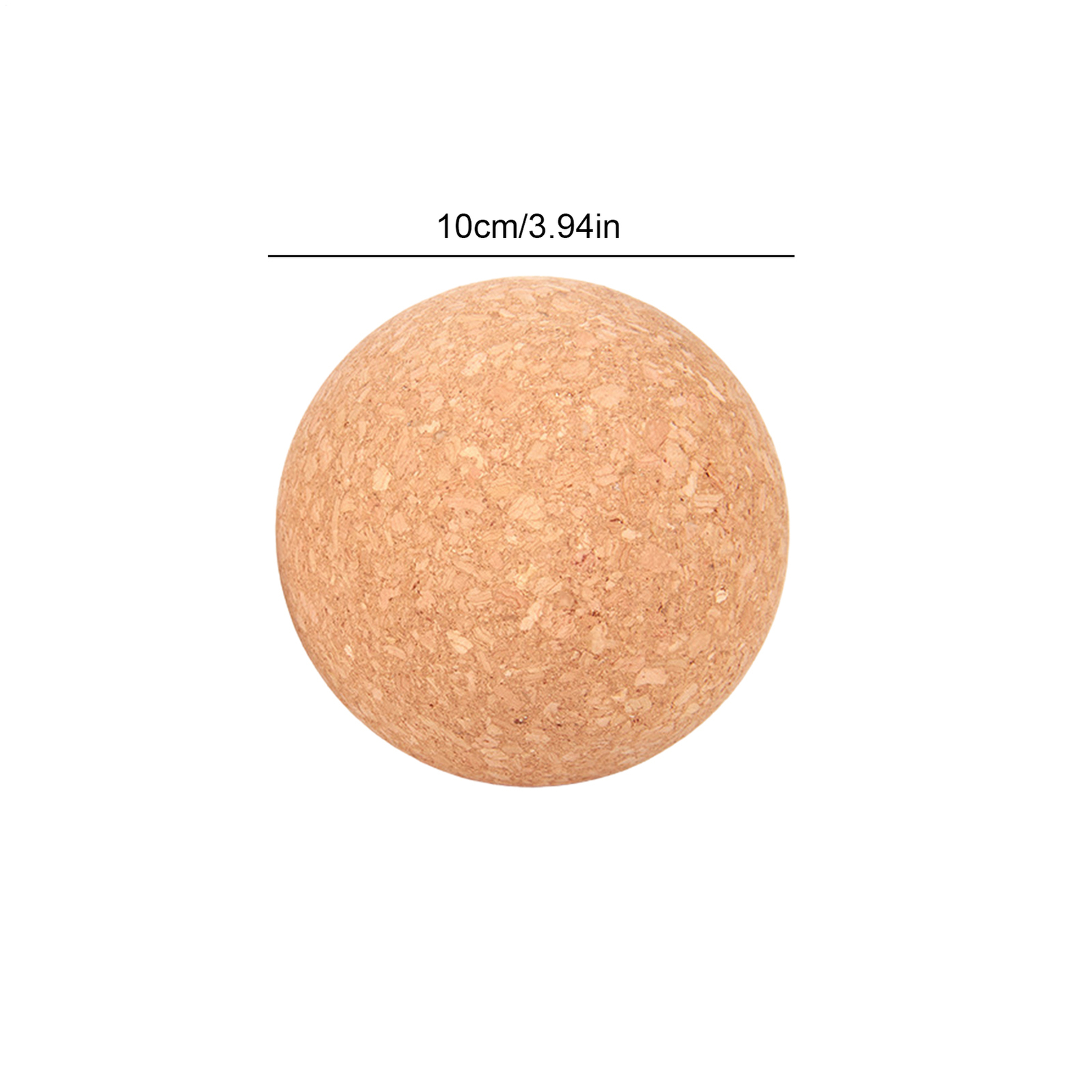 Cork Massage Ball 60-100mm Extra Firm Yoga Ball For Myofascial Release