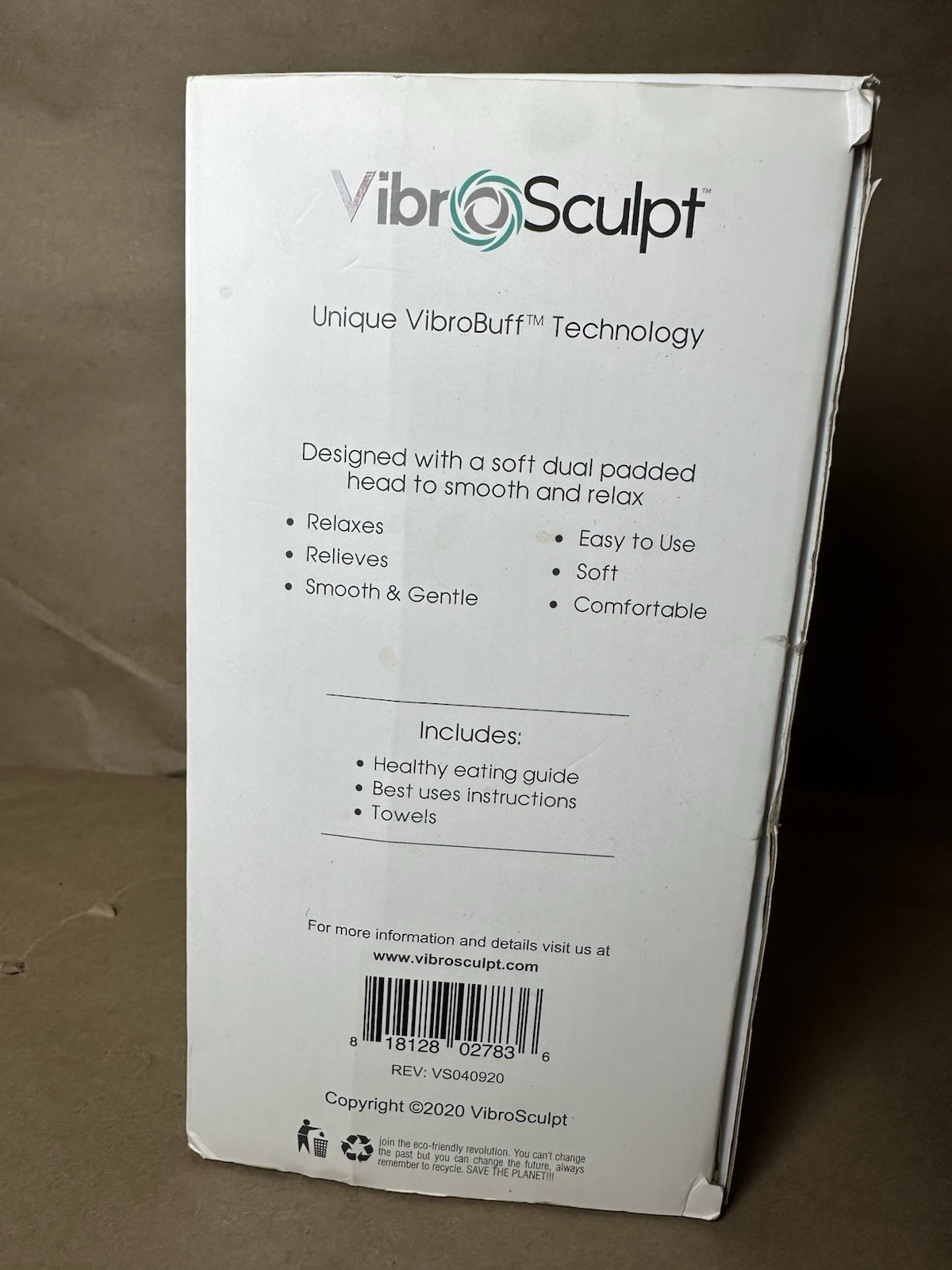 Vibro Sculpt Electric Deep Tissue Massager Cellulite Remover Skin Tightener