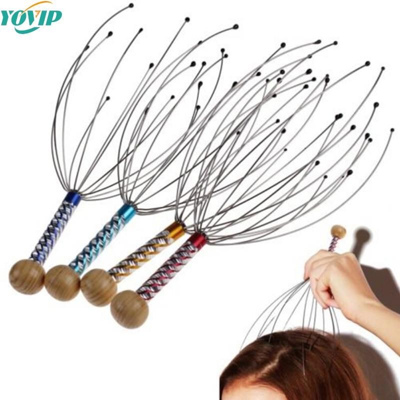 Octopus Scalp Massager Head Scratcher Tension Stress Relief Relaxation Tool
