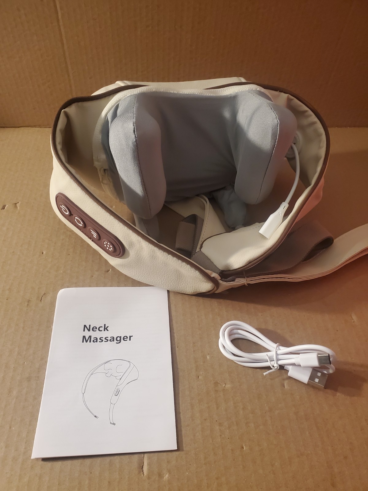 Electric Neck , Shoulder, Waist & Back Massager W/ Strap Adjustable