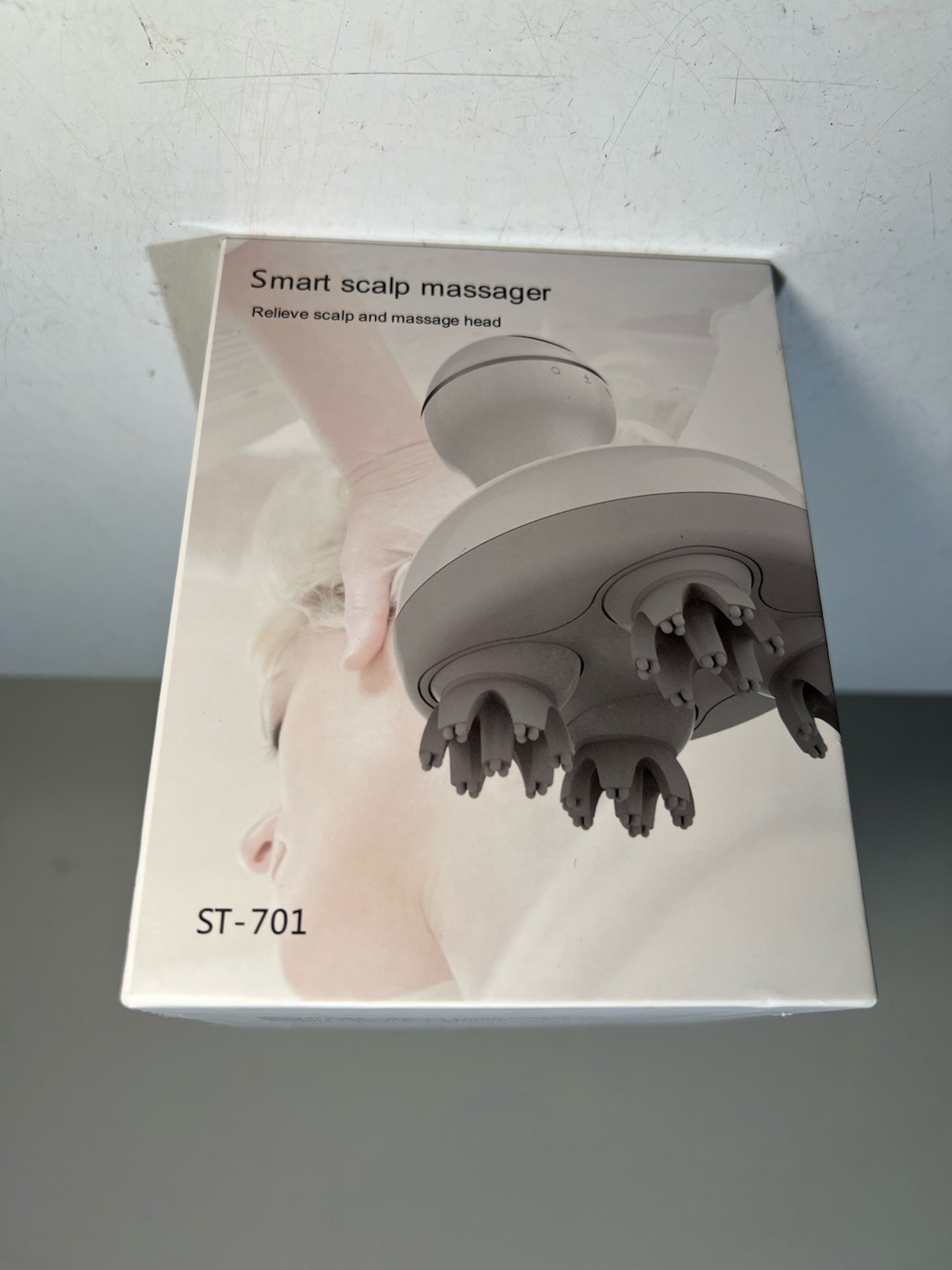 Anyask Smart Scalp Massager, White ST_701
