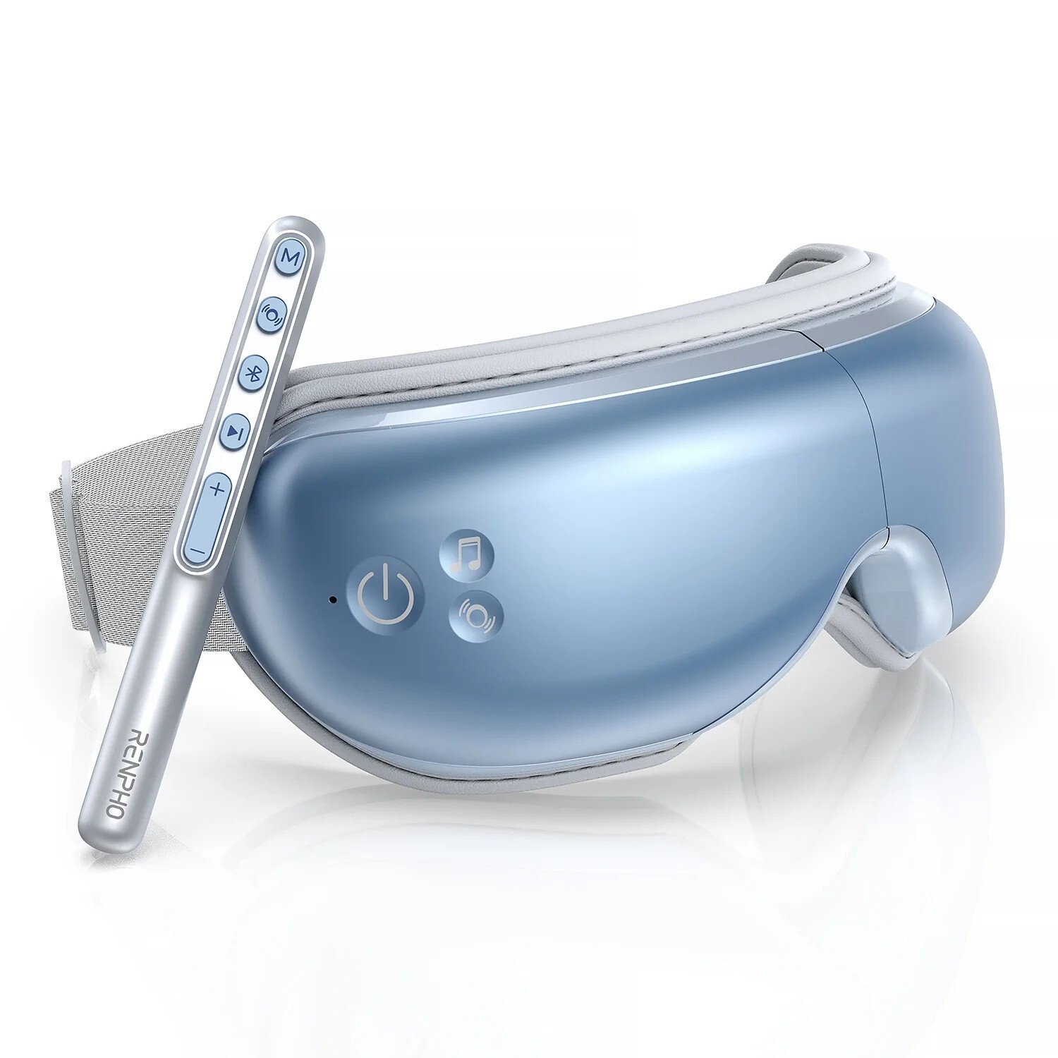 RENPHO Eyeris1 Eye Massager Migraine Massager with Heat & Remote Bluetooth Gift