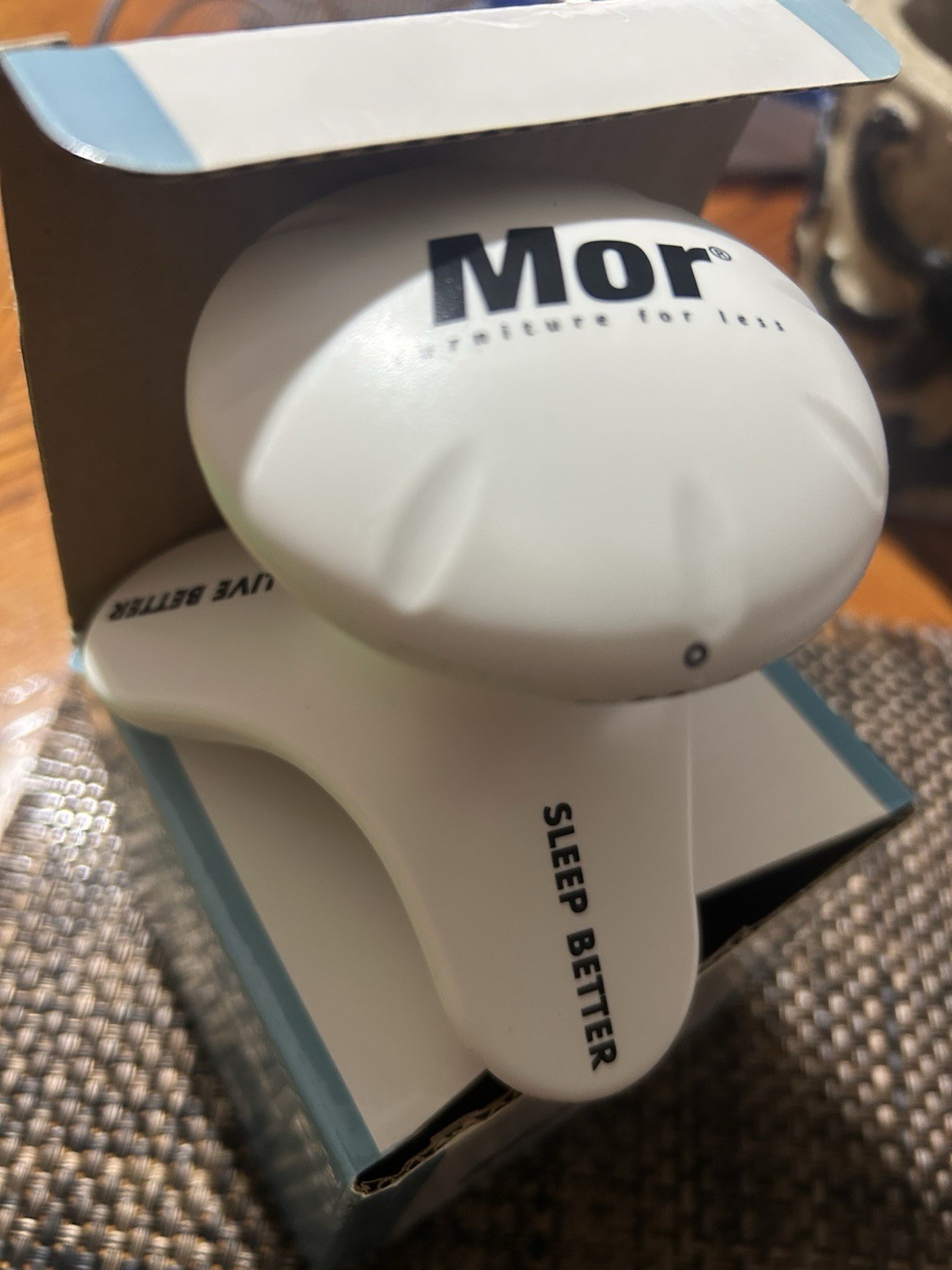 Mor Mini Massager «Sleep Better» Handheld Full Body, White Plastic