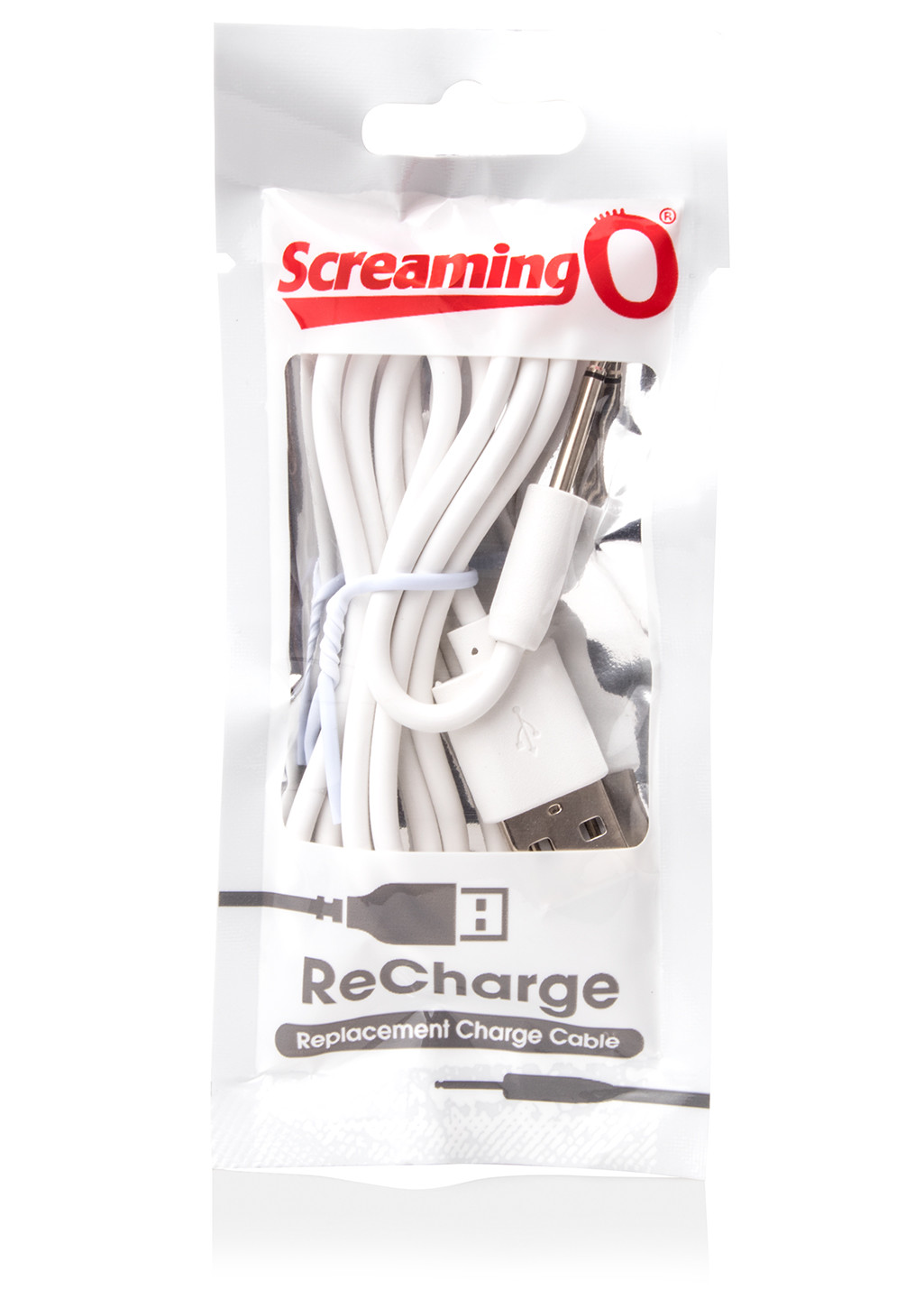 Screaming O Recharge – Replacement USB Charge Cable White