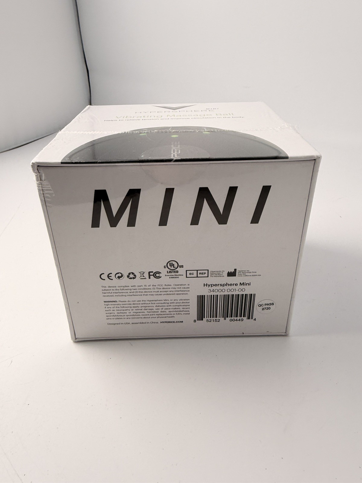 Hypersphere Mini Vibrating Massage Ball for Muscle Recovery