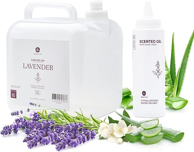 Conductive Transmission Gel Lavender Scent Hypoallergenic Water Soluble 5 Liter