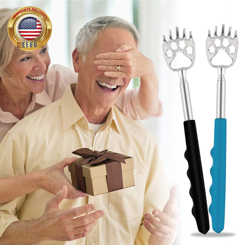 6 Pack Telescoping Back Scratcher – Bear Claw Back Scratchers – Portable Extenda