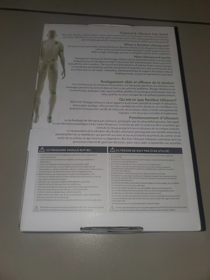Revitive Pain Relief Ultrasound Therapy – Pain relief
