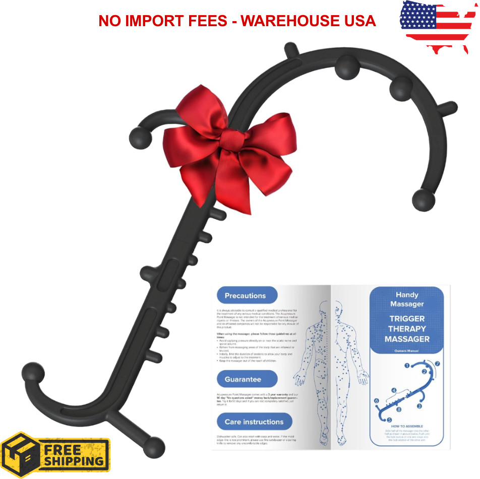 Thera Cane Deep Tissue Back & Neck Self Massager Stick Muscle Knot Pain Relief