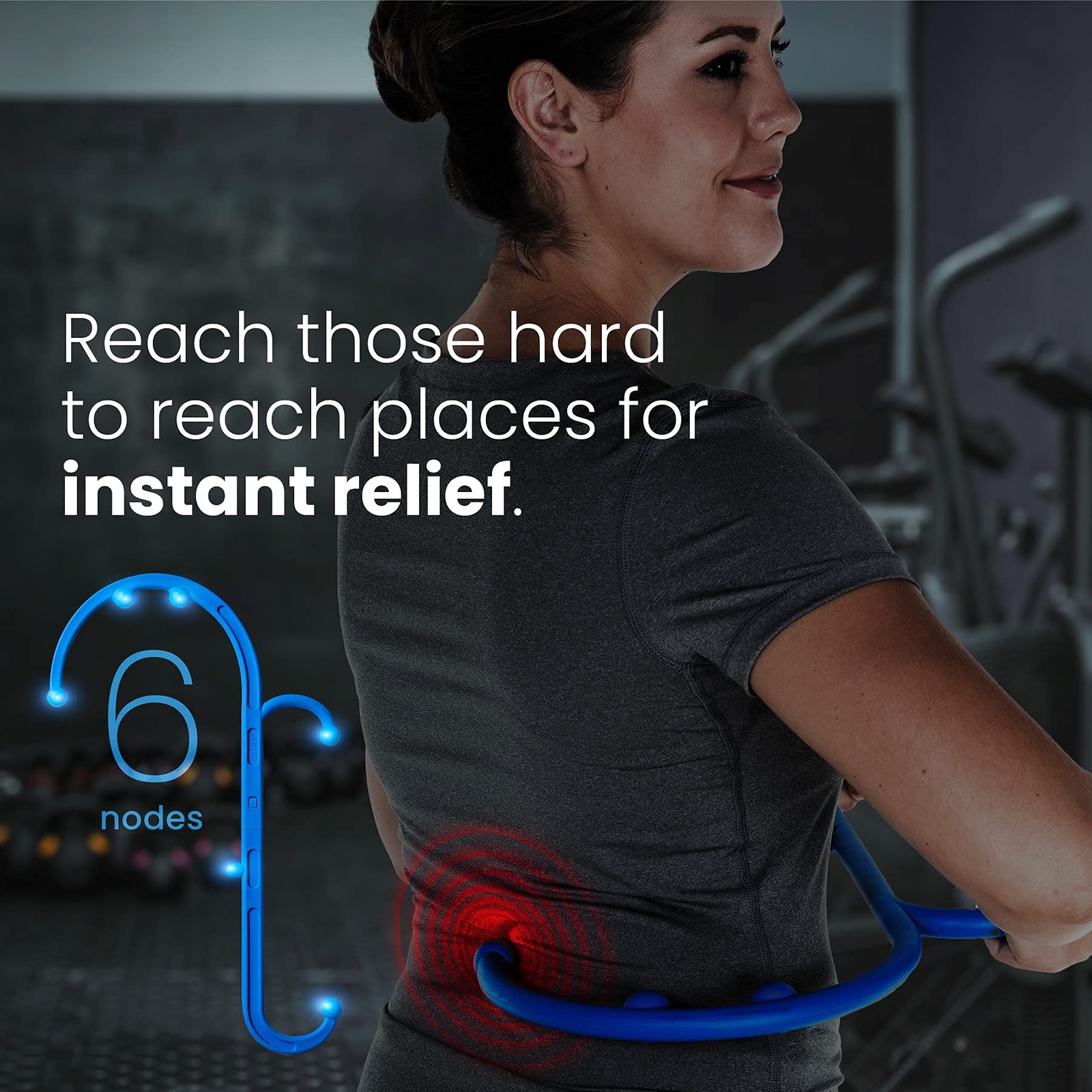 Back and Neck Massager – Trigger Point Massage Tools for Pain Relief and Manu…