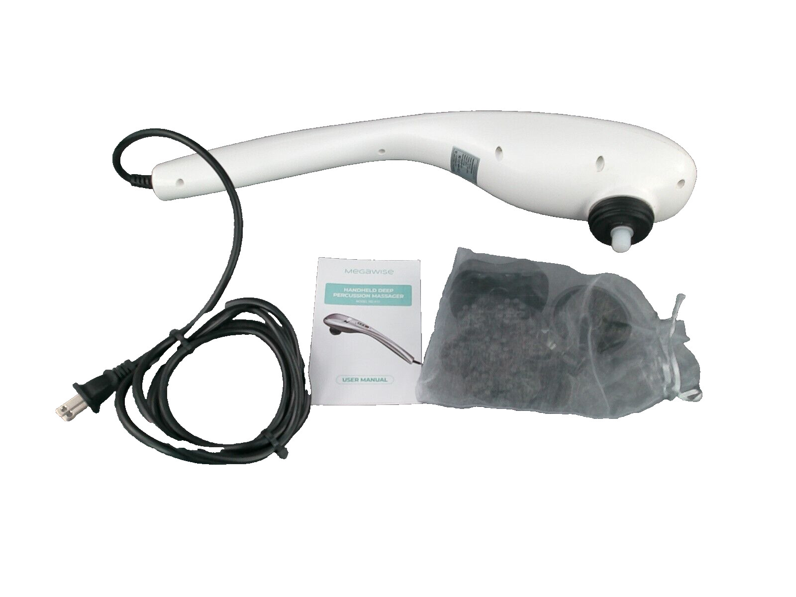 Megawise RD-A10 Handheld Deep Perscussion Massager White