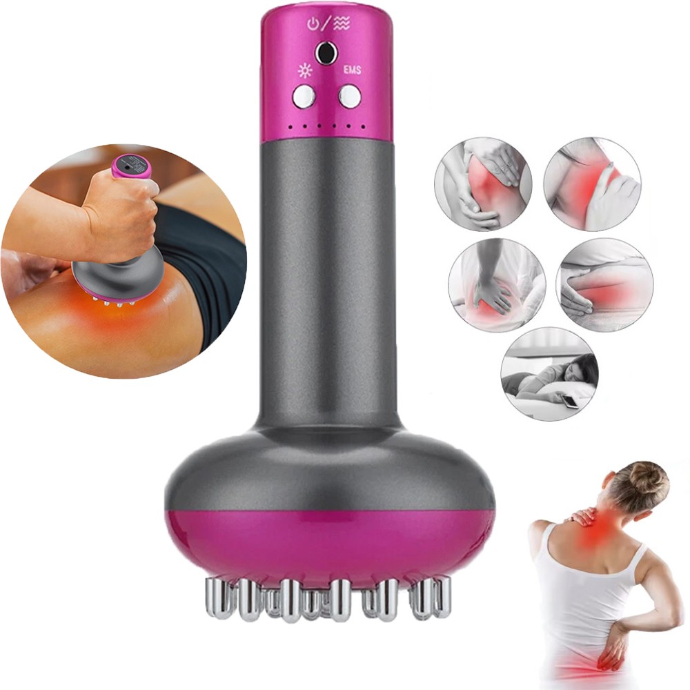 Electric Lymphatic Drainage Machine Meridian Body Massage Brush Microcurrent ant