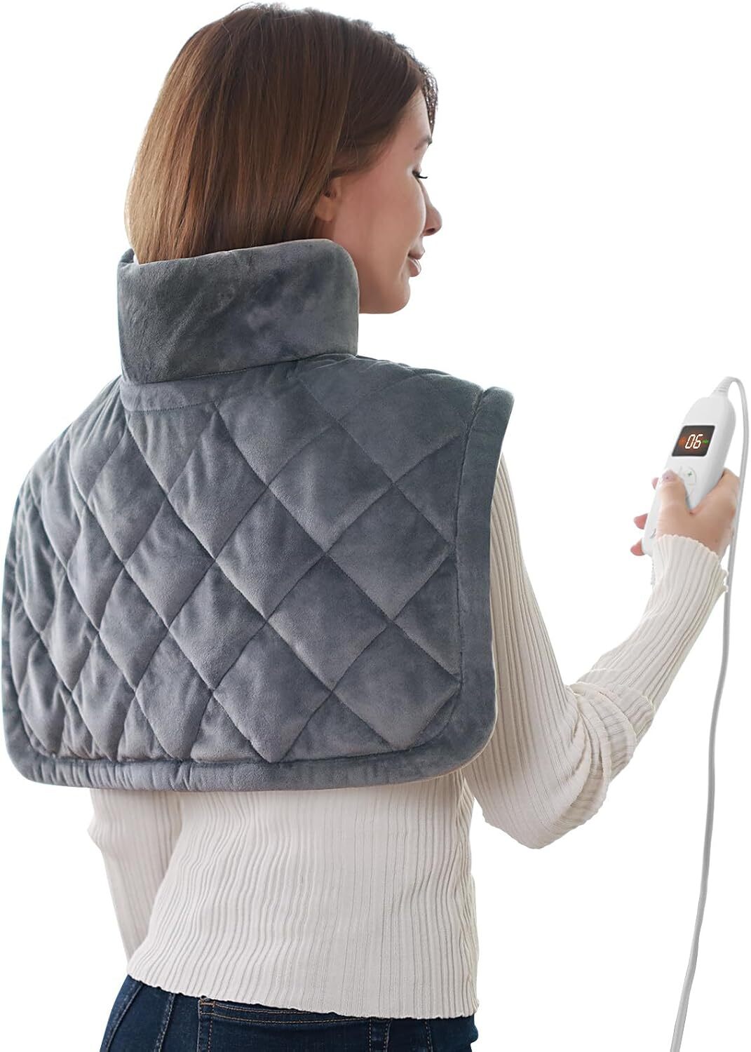 BOB AND BRAD Weighted Heating Pad+Far Infrared Therapy Muscle Relief 20″x22″ FSA