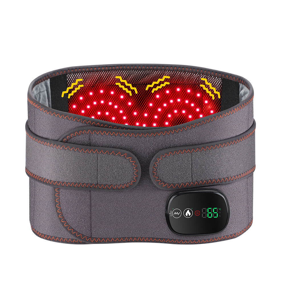 Massage Belt Electric Infrared Heated with Vibration for Lower Back Pain Relief