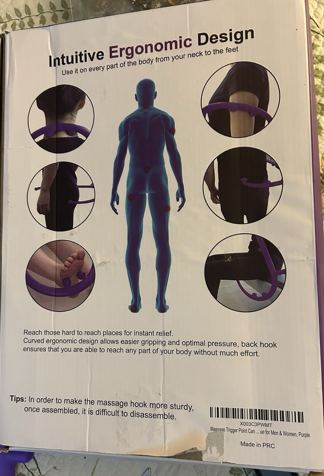 Trigger Point Massager Purple