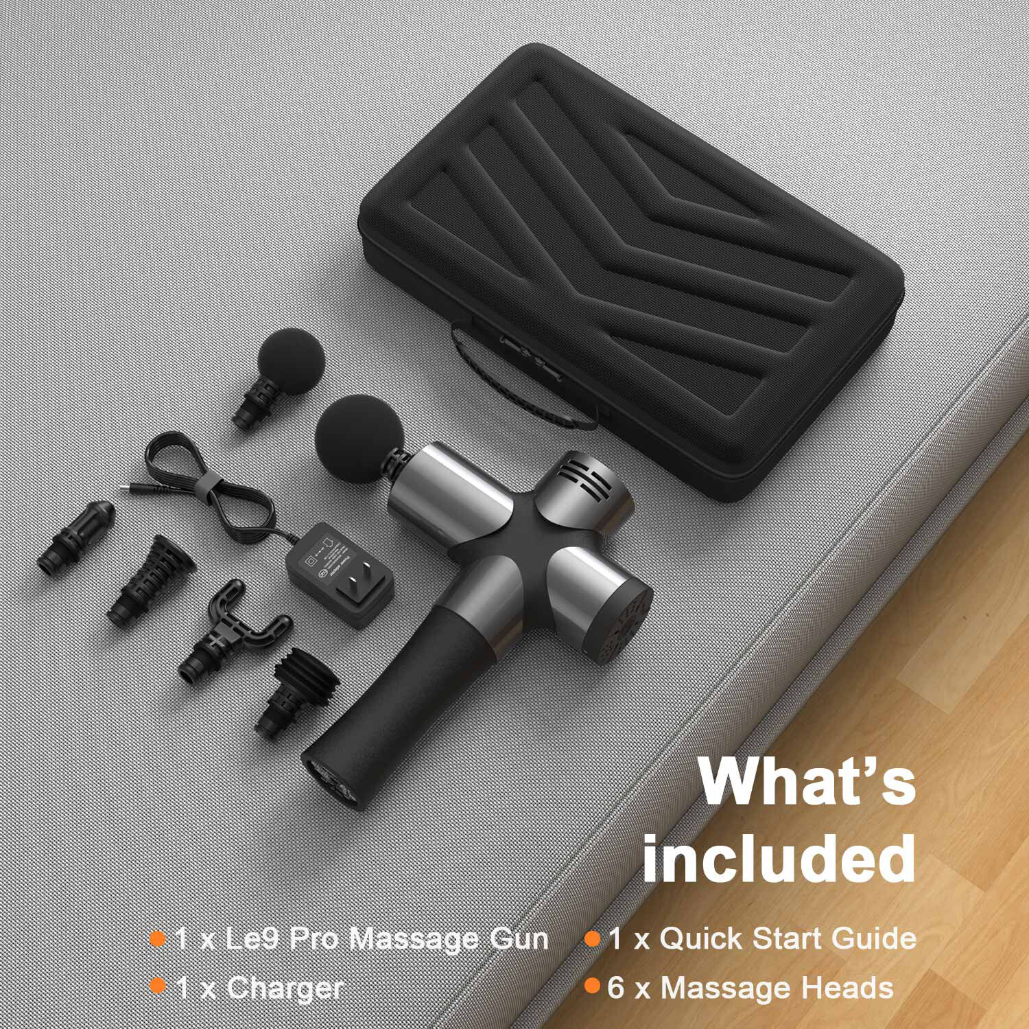 Booster Pro 3 Pro3 24V Deep Tissue Muscle Massage Gun Vibration Body Massager US