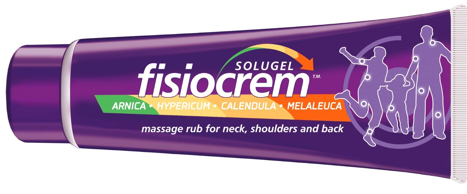 Massage Rub Gel for Neck, Shoulders & Back Relief with Arnica – 60ml Soothing Pa