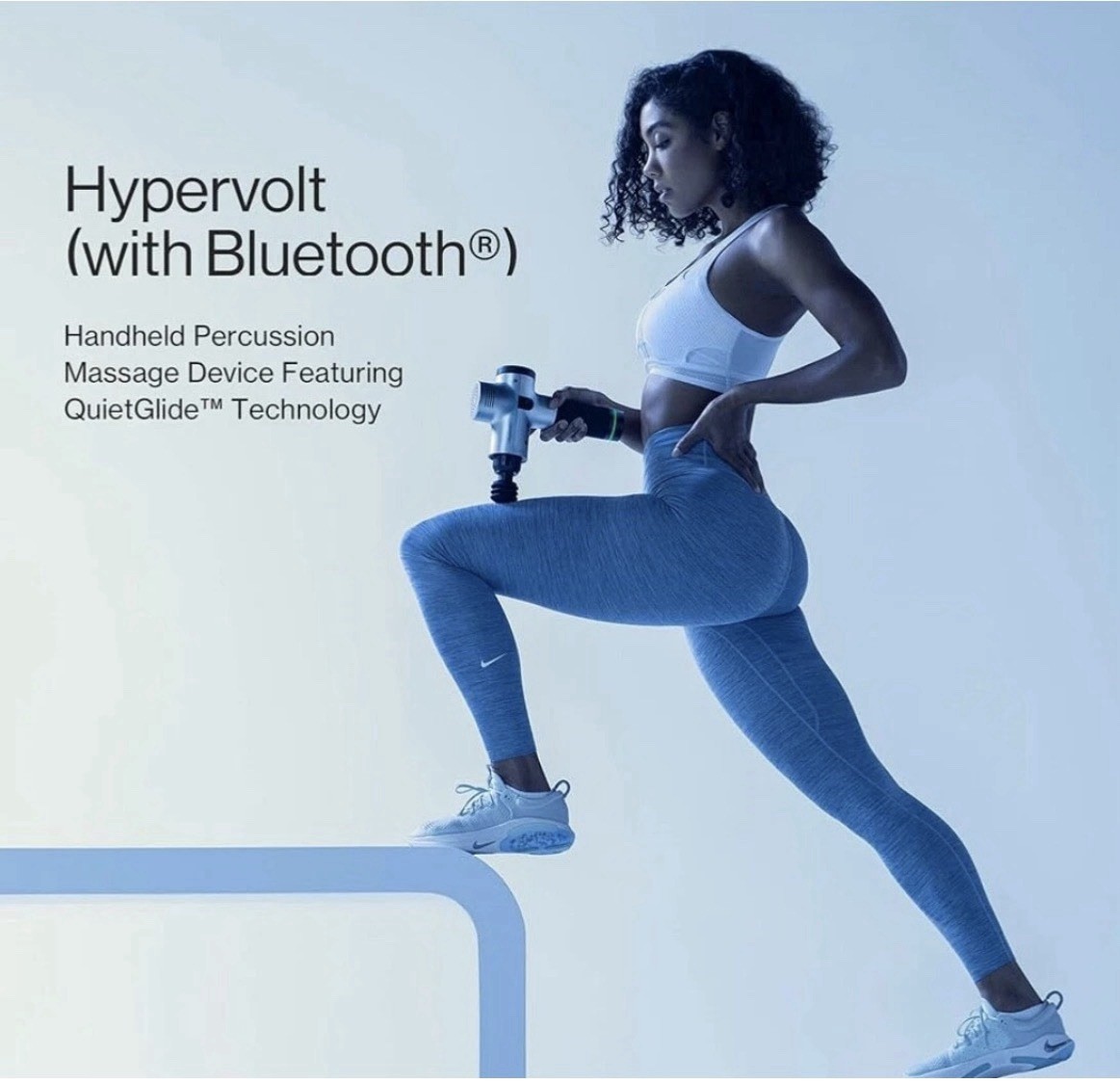 Hyperice Hypervolt Bluetooth Percussion Massage Device – Silver (53100 038-00)