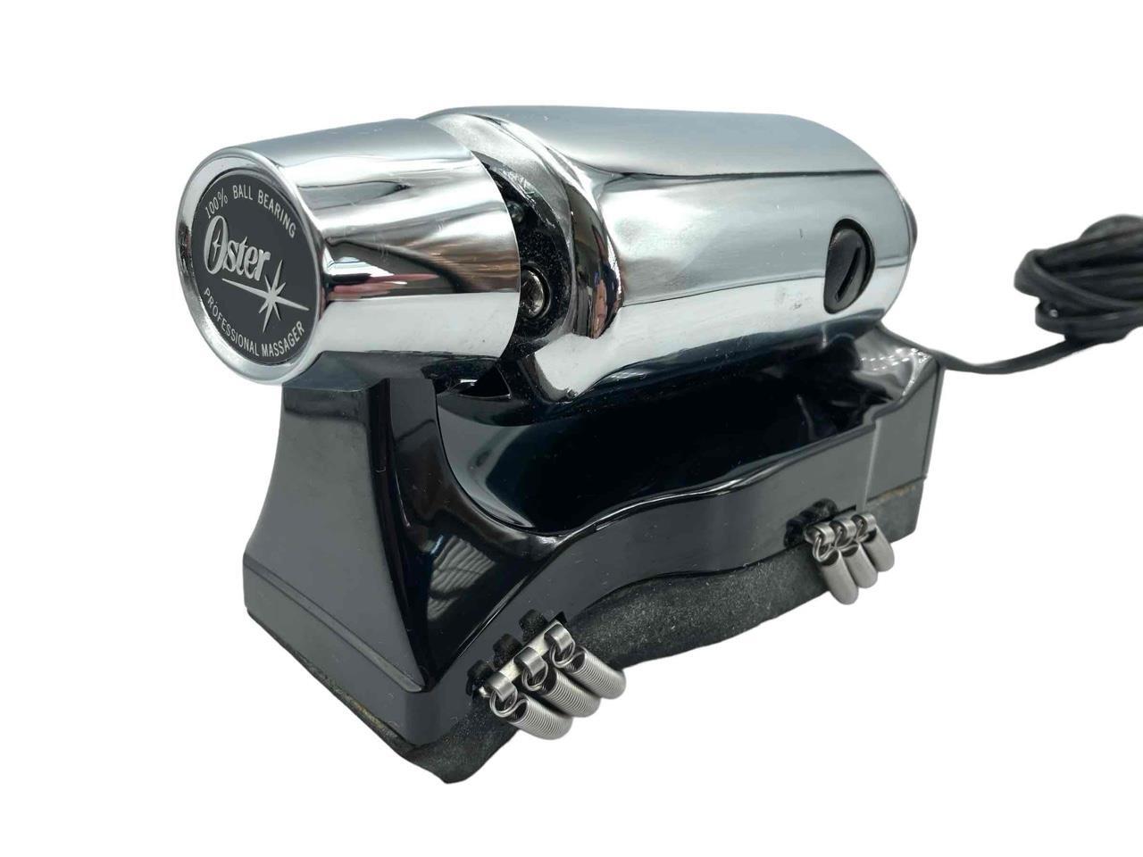 OSTER 103-10E Professional Stim U-lax Handheld Massager / Vibrator Chrome