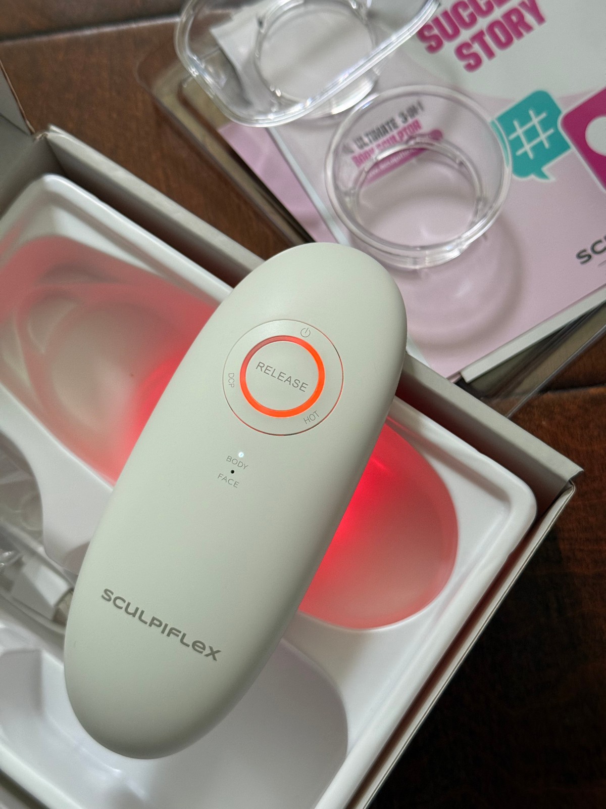 Sculpiflex Ultimate 3-in-1 Body Sculptor Hot. Cupping. Red-Light Massager