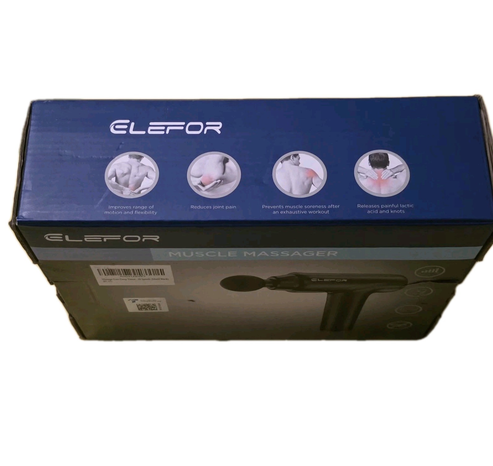 Muscle Massager- ELEFOR- Vibration Massager, 20 Vibration Speeds, Brushless