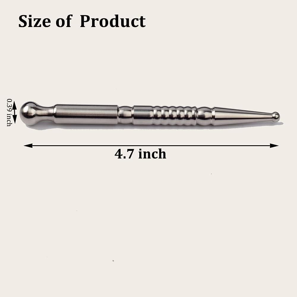 Silver Stainless Steel Acupressure Pen – Effortless Pain Relief and Relaxation