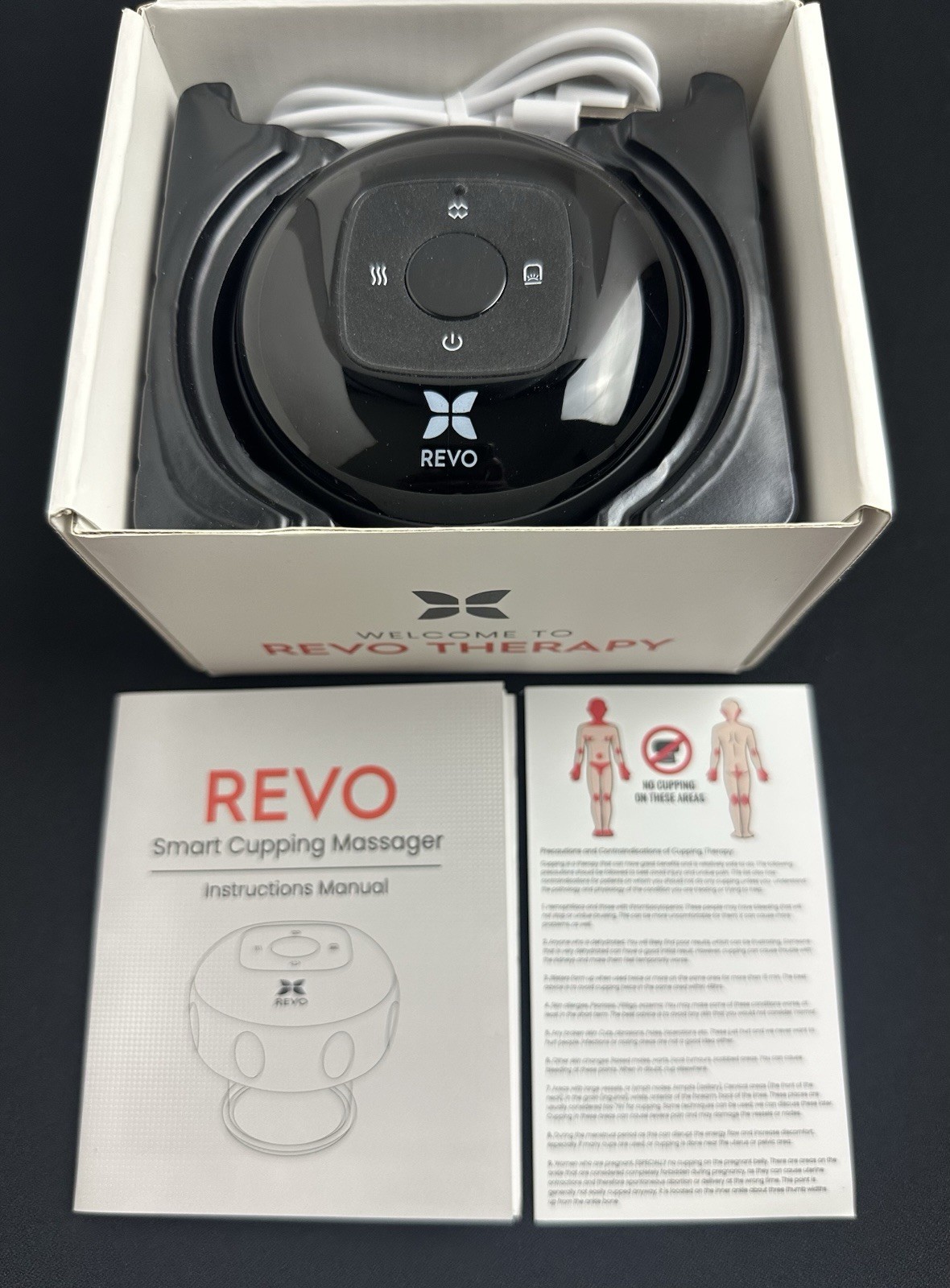 REVO The Original 4-in-1 Smart Cupping, Therapy Massager ( Open Box )