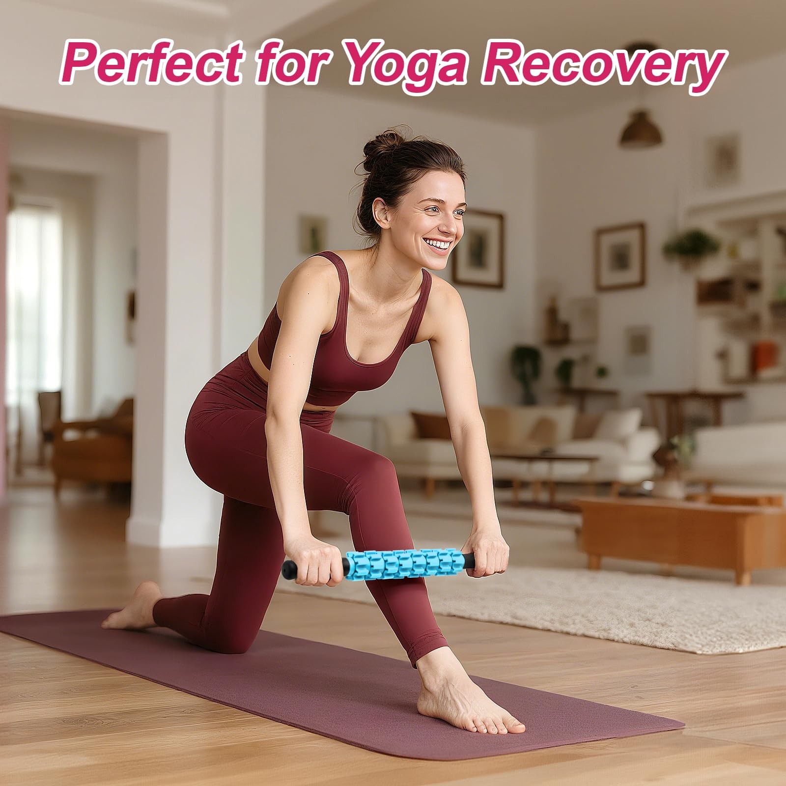 Massage Roller, Muscle Roller Stick, Therapy Roller Stick for Legs, Calf, Thi…