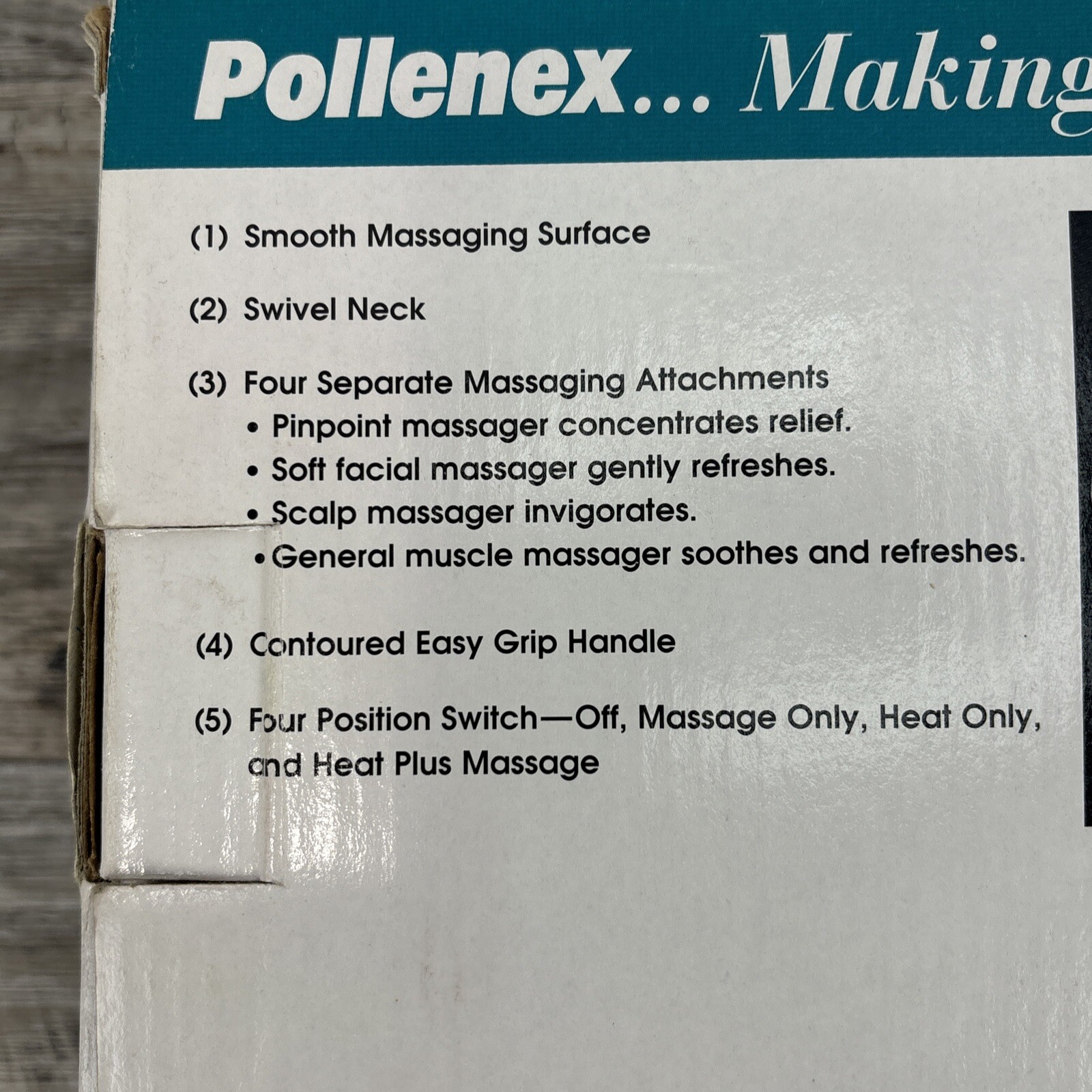 Pollenex IM50 Massager | Deep Heat Infrared | Triple Therapy Complete | Free Shi