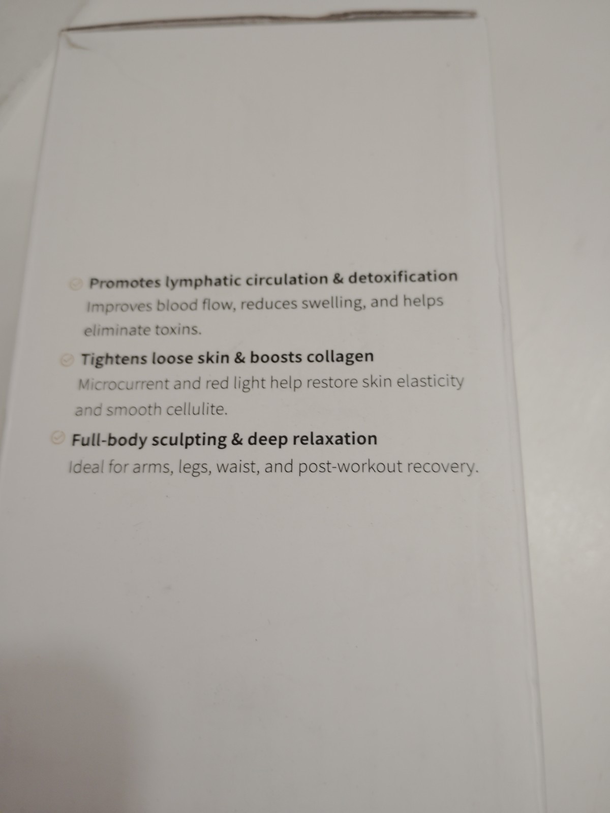 Anti-Cellulite Massager 18 Heads Vibration Heat Microcurrent Red Light