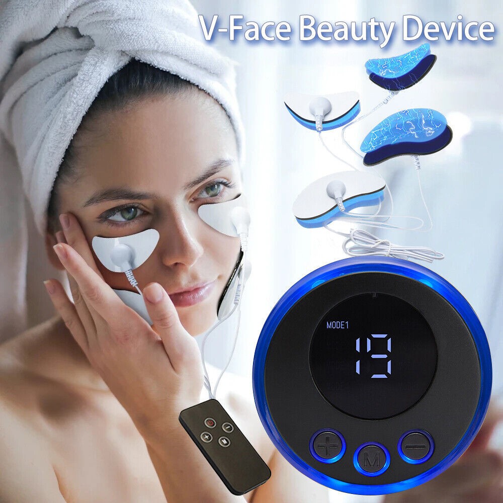 EMS Facial Body Muscle Stimulator Electrode Face Cheek Slimming Beauty Massager