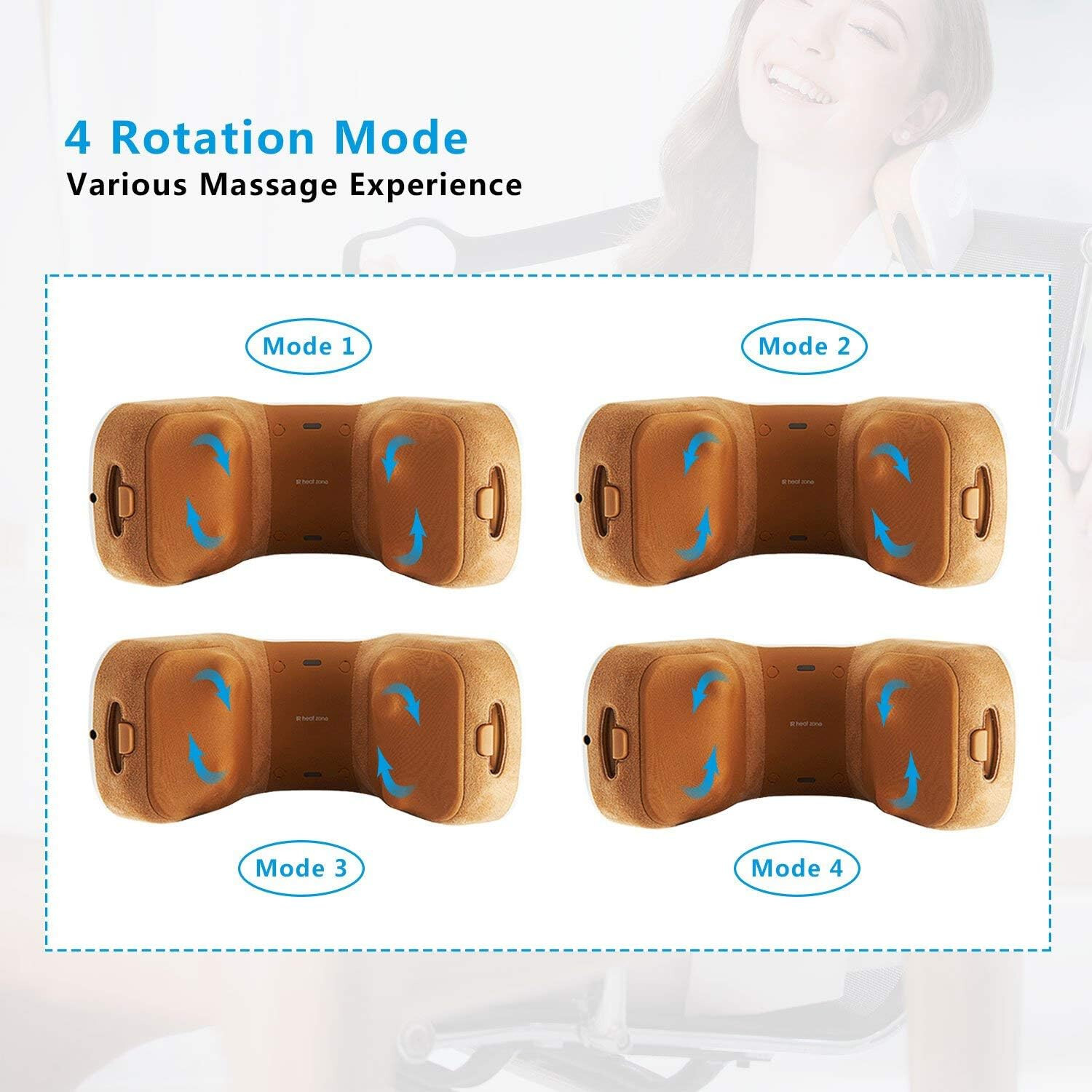 ✅ Breo iNeck2 Shiatsu Electric Shoulder Neck Massager Heat Compression Magnetic