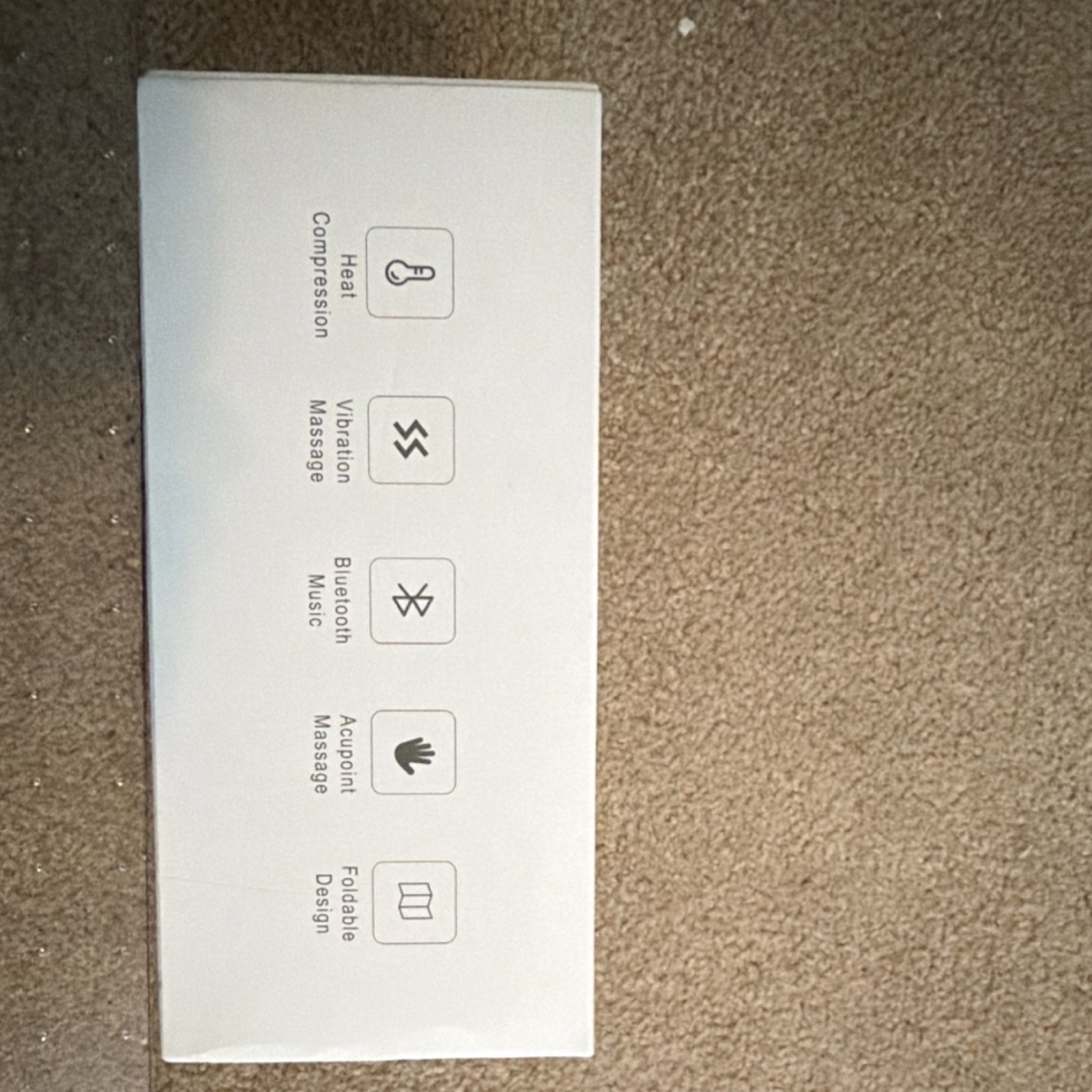 EM-007 Electric Eye Massager White Heated Bluetooth Cordless Rechargeable USB