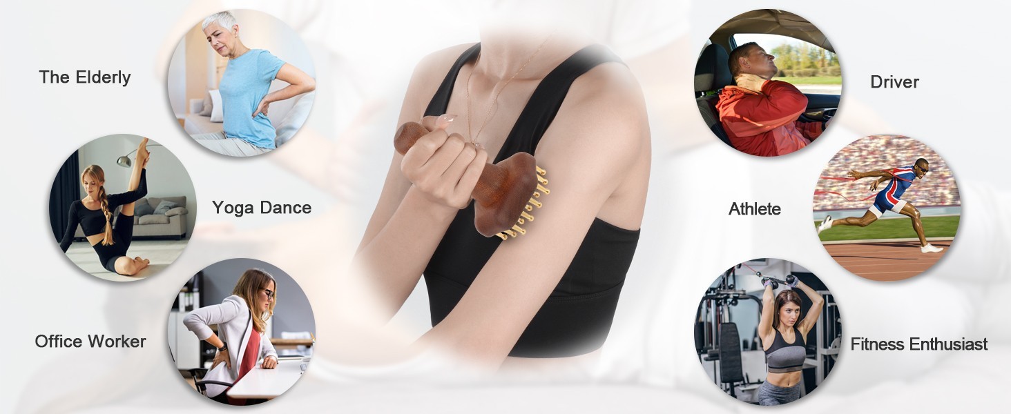 Wood Therapy Cellulite Massager Lymphatic Drainage Tool Body Sculpting