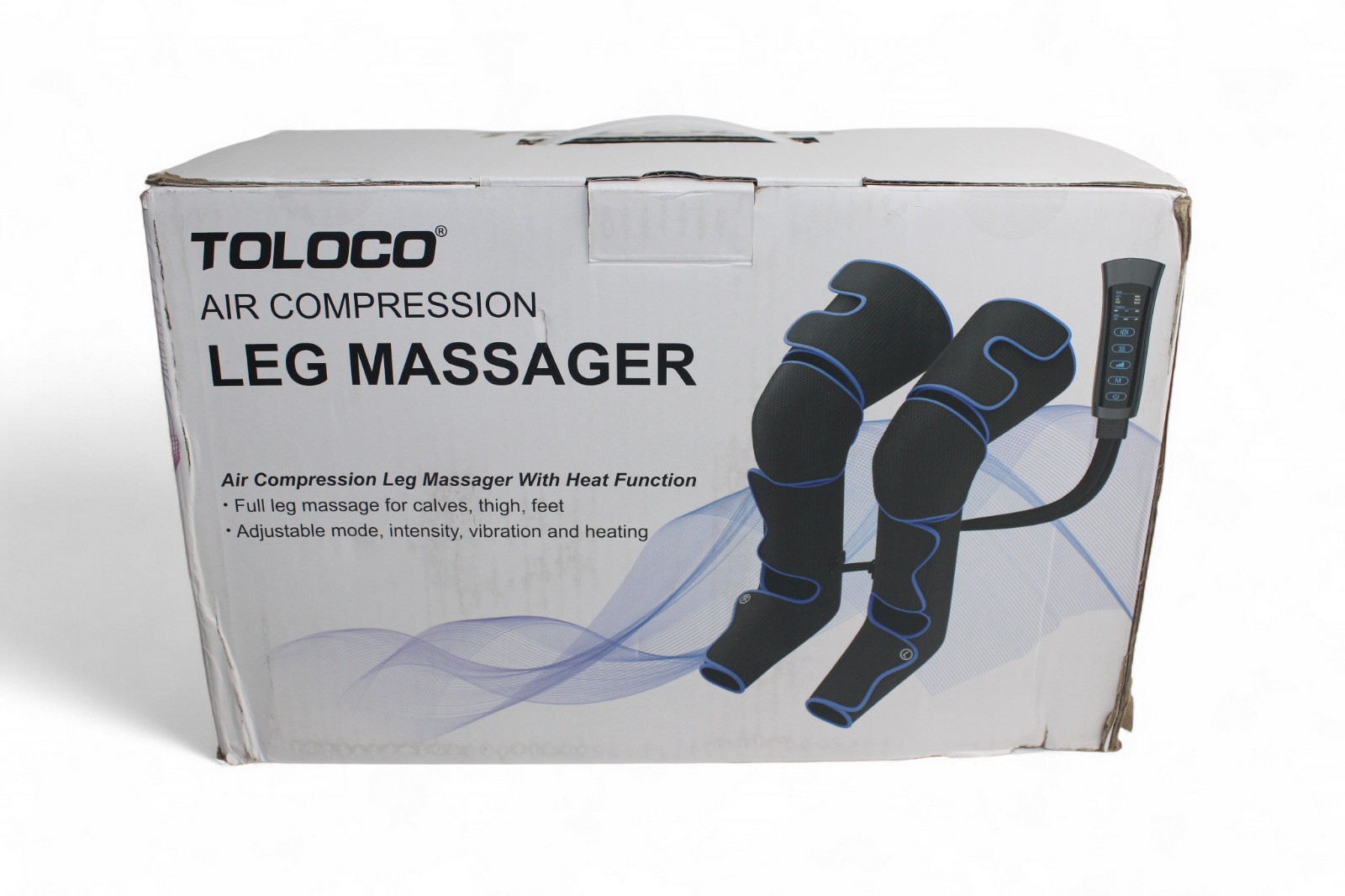 TOLOCO Leg Massager w/ Air Compression for Circulation, Relaxation, Pain Relief