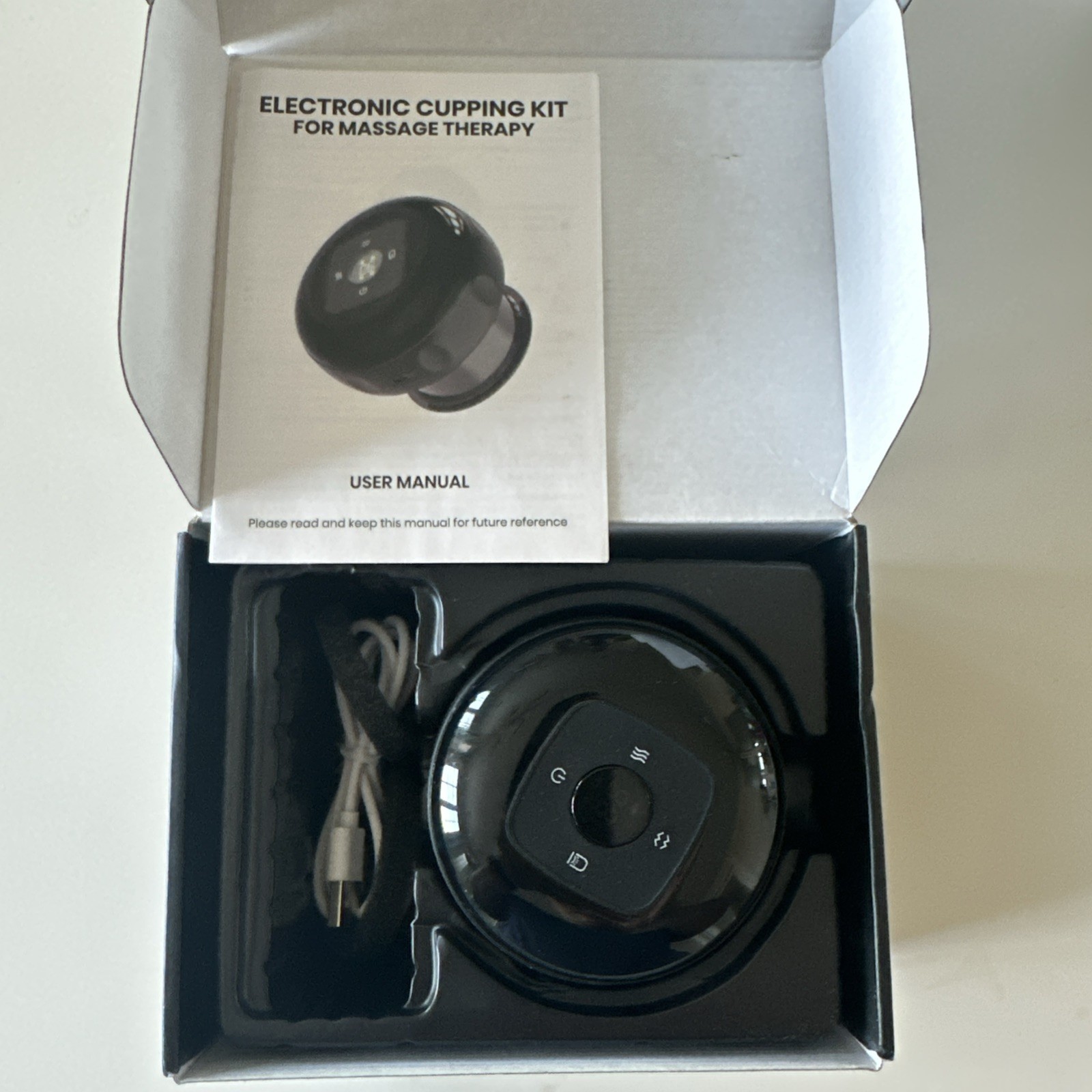 Electric Cupping Kit for Massage Therapy with Red Light Therapy Series A OPEN B