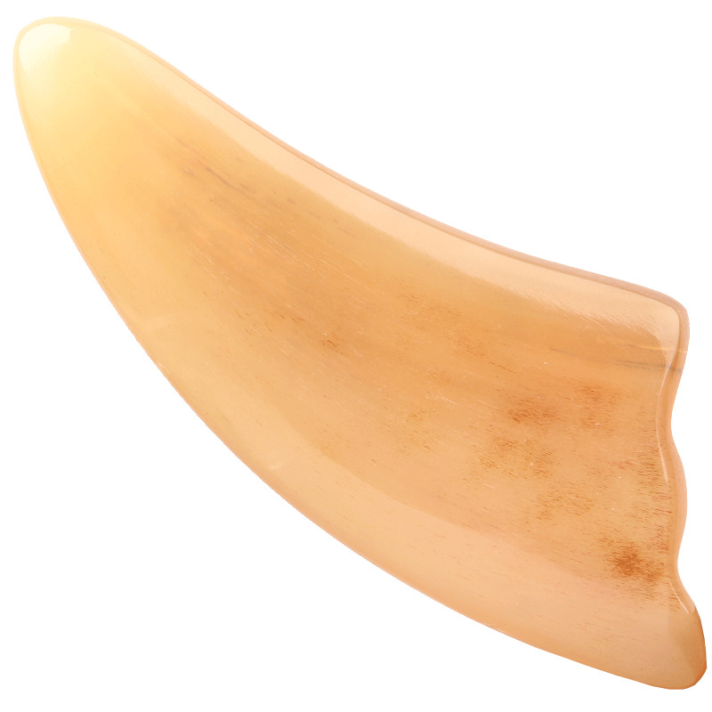 Natural Buffalo Horn Scraping Board Meridian Dredging Massage Board 1PC